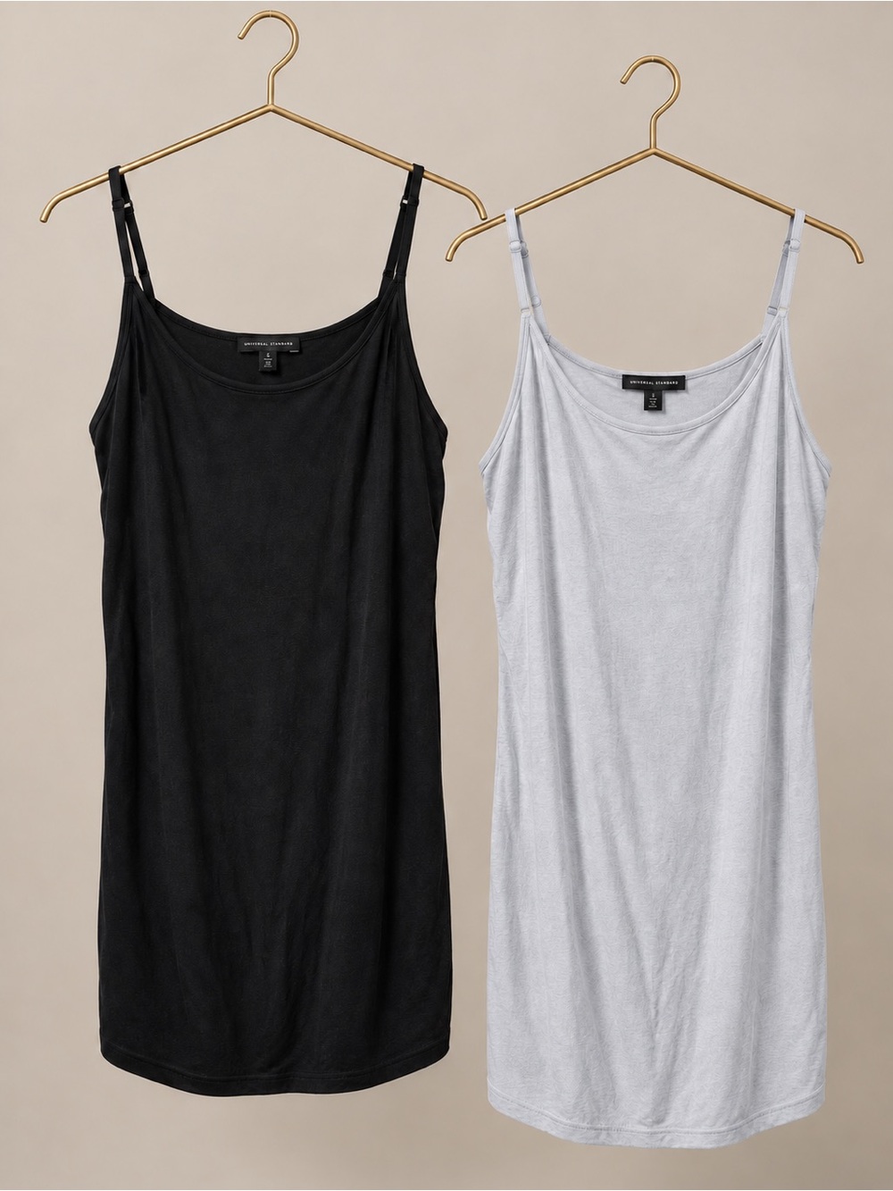 Universal Standard Foundation Tank Top Bundle Black Light Gray Size S 14–16